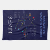 Zodiac Constellation Gemini Geschirrtuch (Horizontal)
