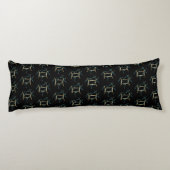 Zodiac Constellation Gemini Körperkissen (Rückseite)