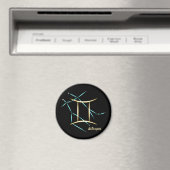 Zodiac Constellation Gemini Magnet (In Situ (Geschirrspüler))