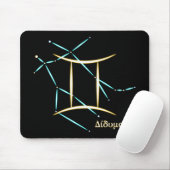 Zodiac Constellation Gemini Mouse Pad Mousepad (Mit Mouse)
