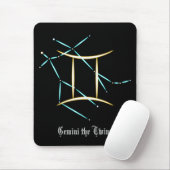 Zodiac Constellation Gemini Mouse Pad Mousepad (Mit Mouse)