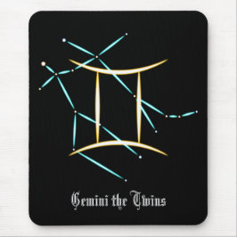 Zodiac Constellation Gemini Mouse Pad Mousepad