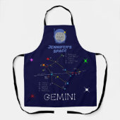 Zodiac Constellation Gemini Schürze (Vorderseite)