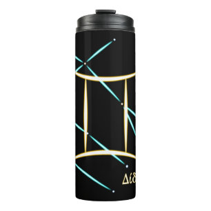Zodiac Constellation Gemini Thermal Tumbler Thermosbecher
