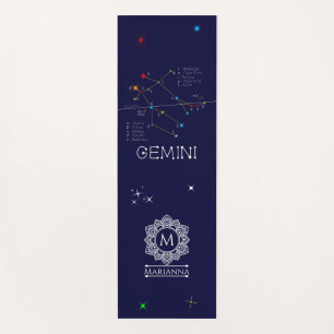 Zodiac Constellation Gemini Yogamatte