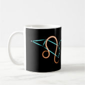 Zodiac Constellation Leo Coffee Tasse (Links)