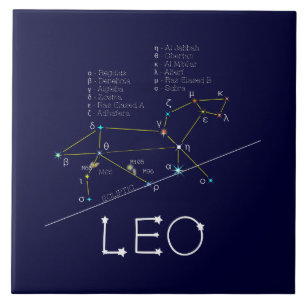 Zodiac Constellation Leo Fliese