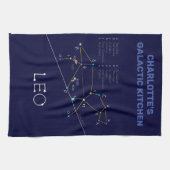 Zodiac Constellation Leo Geschirrtuch (Horizontal)