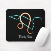 Zodiac Constellation Leo Mouse Pad Mousepad (Mit Mouse)