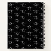 Zodiac Constellation Leo Notebook Notizblock (Rückseite)