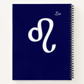 Zodiac Constellation Leo Notizblock (Rückseite)