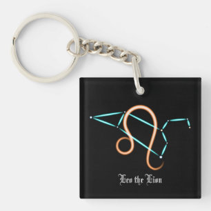 Zodiac Constellation Leo Schlüsselanhänger