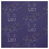 Zodiac Constellation Leo Stoff (Muster)