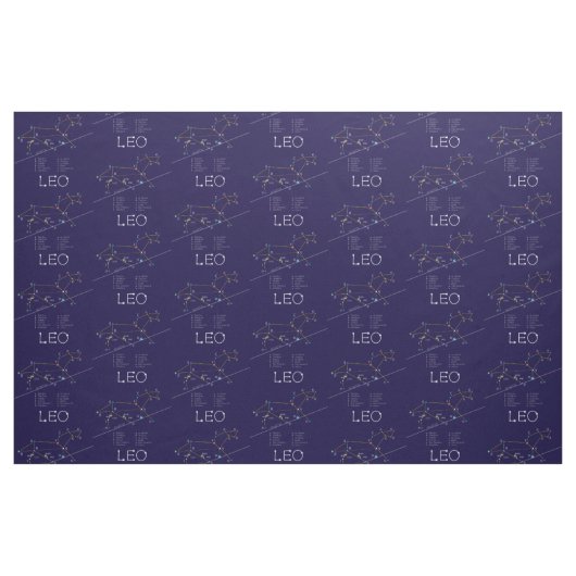 Zodiac Constellation Leo Stoff (Fat Quarter (45,7 x 55,9 cm))