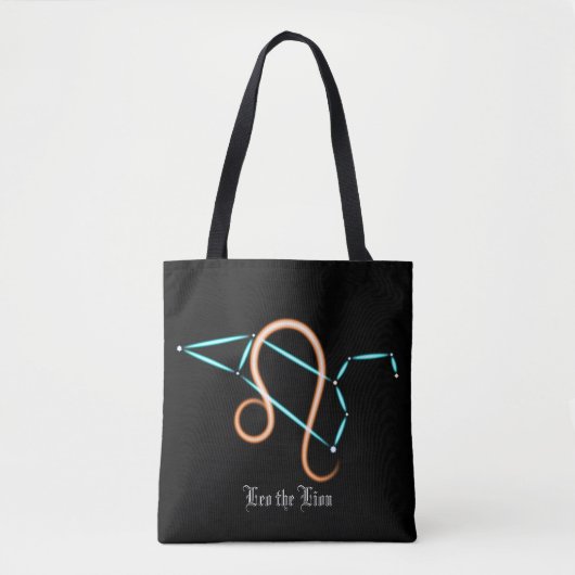 Zodiac Constellation Leo Tote Bag Tasche (Vorderseite)
