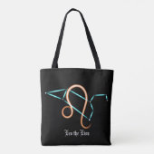 Zodiac Constellation Leo Tote Bag Tasche (Rückseite)
