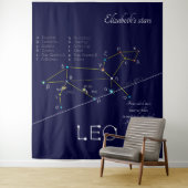 Zodiac Constellation Leo Wandteppich (Beispiel)