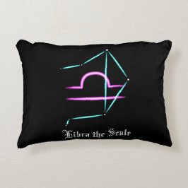 Zodiac Constellation Libra Accent Pillow Dekokissen
