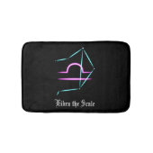 Zodiac Constellation Libra Bath Mat Badematte (Vorderseite)