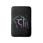 Zodiac Constellation Libra Bath Mat Badematte (Vorderseite Vertikal)