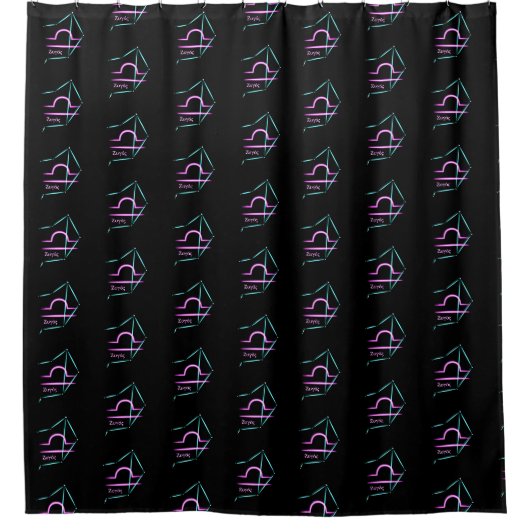 Zodiac Constellation Libra Duschvorhang (Vorderseite)