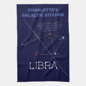 Zodiac Constellation Libra Geschirrtuch (Vertikal)