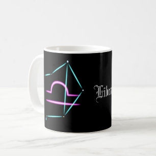 Zodiac Constellation Libra Kaffee Tasse