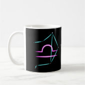 Zodiac Constellation Libra Kaffee Tasse (Links)