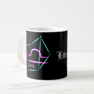 Zodiac Constellation Libra Kaffee Tasse