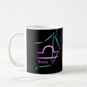 Zodiac Constellation Libra Kaffee Tasse (Links)