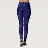 Zodiac Constellation Libra Leggings (Rückseite)
