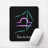 Zodiac Constellation Libra Mouse Pad Mousepad (Mit Mouse)