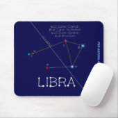 Zodiac Constellation Libra Mousepad (Mit Mouse)