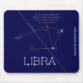 Zodiac Constellation Libra Mousepad (Vorne)
