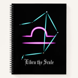 Zodiac Constellation Libra-Notebook Notizblock