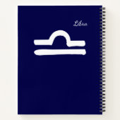 Zodiac Constellation Libra Notizblock (Rückseite)