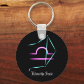 Zodiac Constellation Libra Schlüsselanhänger (Vorderseite)