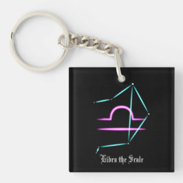 Zodiac Constellation Libra Schlüsselanhänger