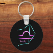 Zodiac Constellation Libra Schlüsselanhänger (Vorderseite)