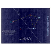 Zodiac Constellation Libra Schneidebrett (Vorderseite)
