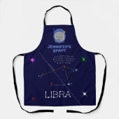 Zodiac Constellation Libra Schürze (Vorderseite)