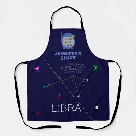 Zodiac Constellation Libra Schürze (Vorderseite)