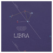 Zodiac Constellation Libra Stoff (Nahaufnahme)