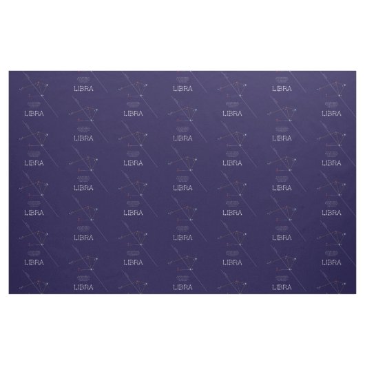 Zodiac Constellation Libra Stoff (Fat Quarter (45,7 x 55,9 cm))