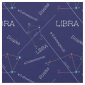 Zodiac Constellation Libra Stoff (Nahaufnahme)