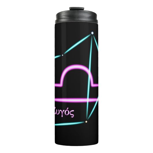 Zodiac Constellation Libra Thermal Tumbler Thermosbecher (Vorderseite)