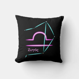 Zodiac Constellation Libra Throw Kissen