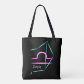 Zodiac Constellation Libra Tote Bag Tasche (Rückseite)