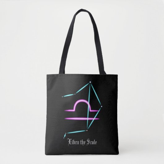 Zodiac Constellation Libra Tote Bag Tasche (Vorderseite)