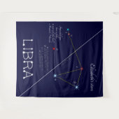 Zodiac Constellation Libra Wandteppich (Vorderseite (Horizontal))